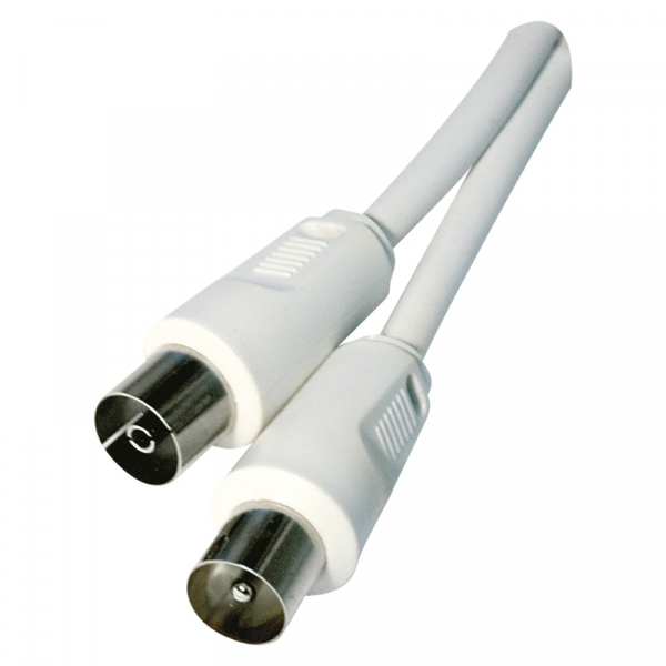 Anténní koaxiální kabel stíněný 5m - rovné vidlice