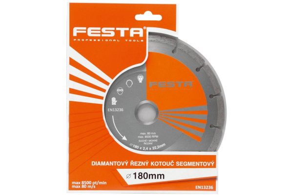 Kotouč diamantový segment Ø 115 x 22,2 mm, FESTA