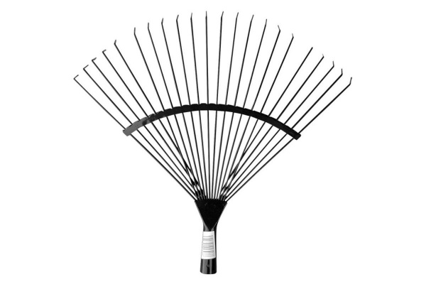 Hrábě švédské kovové drátové, bez násady, 45 cm