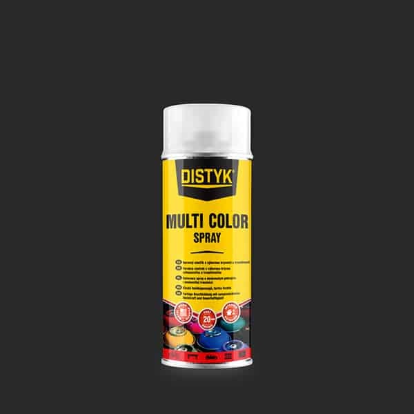 Den Braven - MULTI COLOR SPRAY Distyk, sprej 400 ml, černá, RAL 9005
