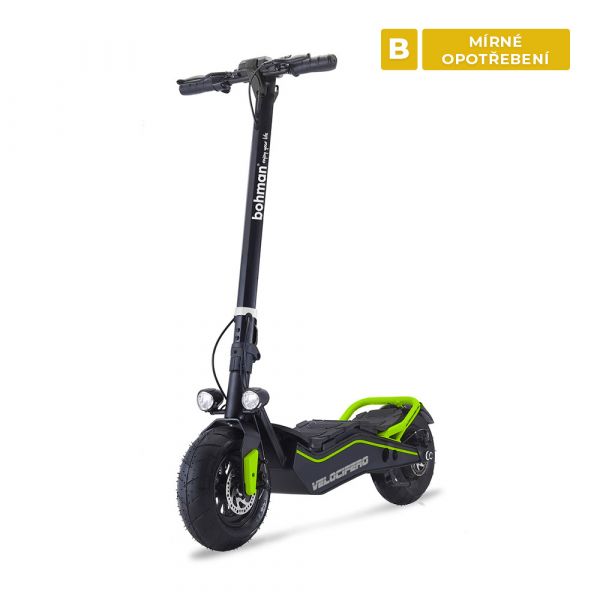 Elektrická koloběžka Velocifero Extreme Green Edition (B kondice)