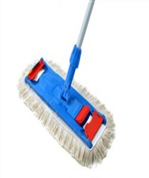 Jazykový mop 40 cm. SET MOPU - držák mopu 40 cm, tyč, návlek