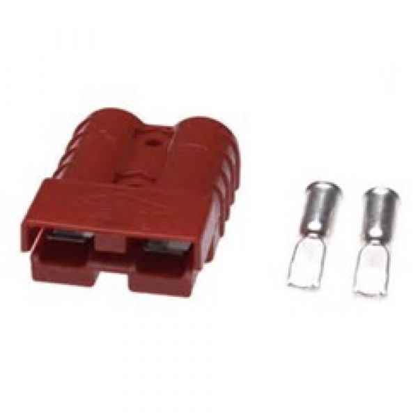 Konektor CB 50A 47.6 x 15.9mm červený