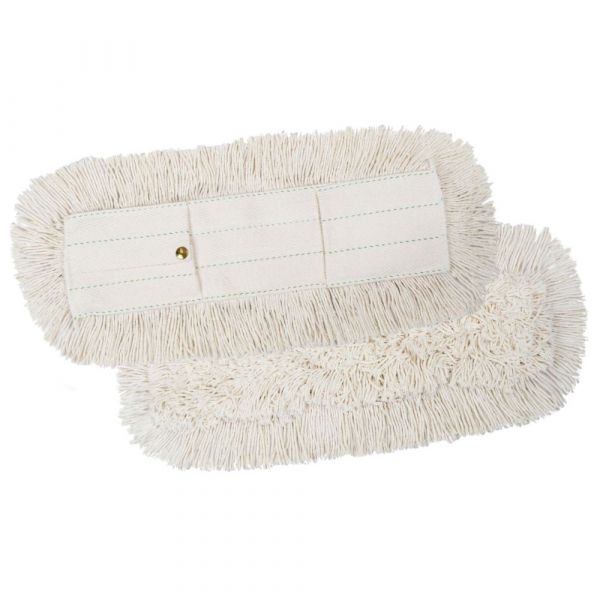 Mop na suché vytírání, bavlna, 100 cm, s knoflíky