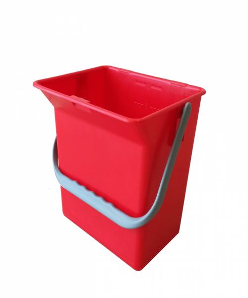 Kbelík 6 litrů červený / Bucket 6 liters red