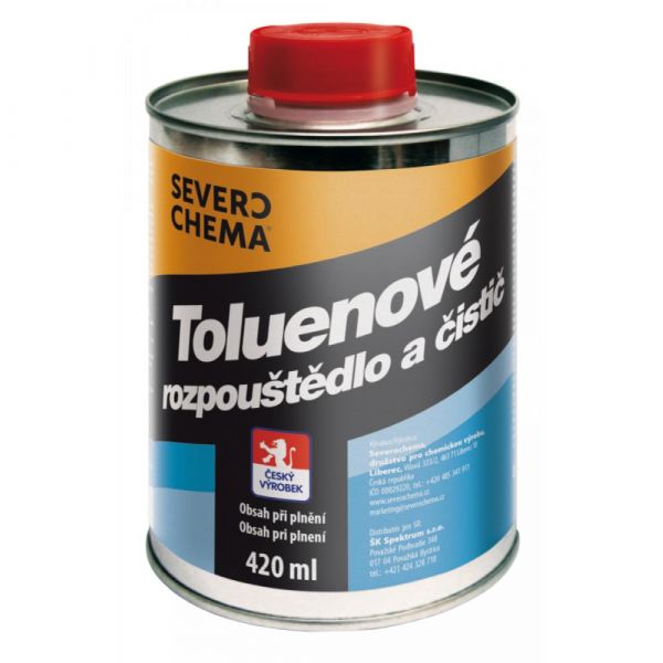 Toluenové rozpouštědlo a čistič 420 ml