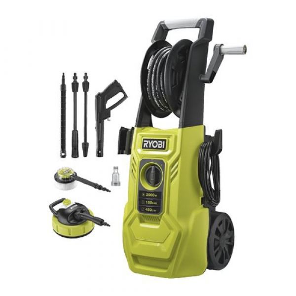 Vysokotlaký čisticí stroj RYOBI RY150PWA 150 barů včetně příslušenství