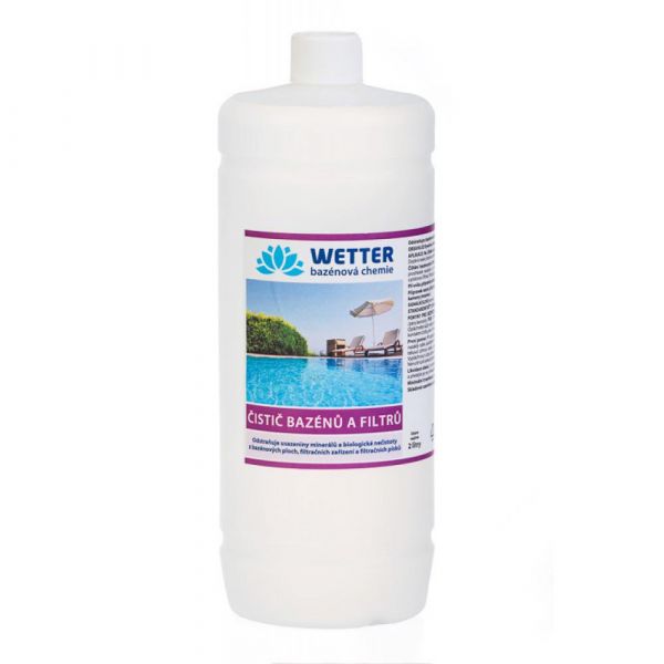 WETTER čistič bazénů a filtrů 2 l